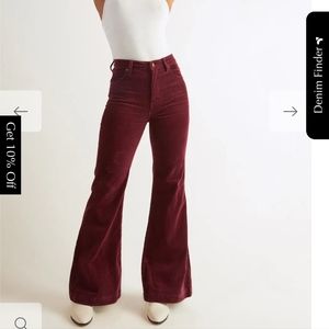 Eastcoast Flare - Bordeaux Cord